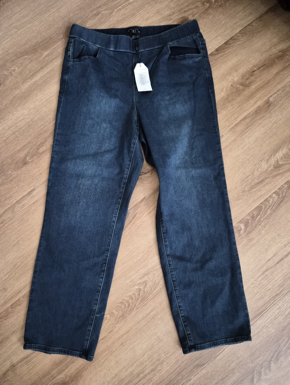 NWT Universal Standard Dark Blue Straight Leg Jeans 14 To 16